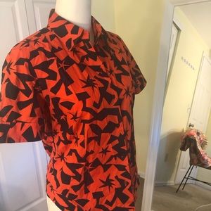 JIL SANDER - printed button up